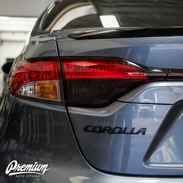 Tail Light Reverse Light Overlay - Smoke Tint | 2020-2022 Toyota Corolla Sedan