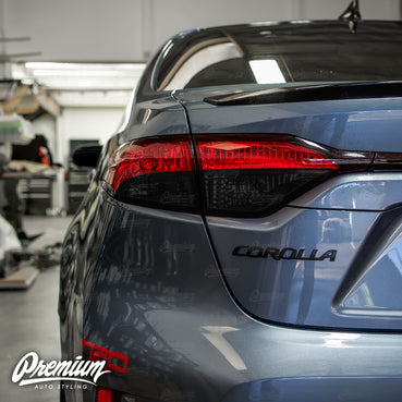 Tail Light Smoke Overlay - Smoke Tint | 2020-2022 Toyota Corolla Sedan
