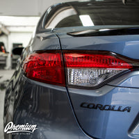 Tail Light Turn Signal Overlay - Red Tint | 2020-2022 Toyota Corolla Sedan