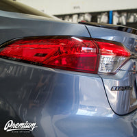 Tail Light Turn Signal Overlay - Red Tint | 2020-2022 Toyota Corolla Sedan