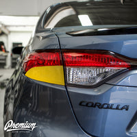 Tail Light Turn Signal Overlay - Smoke Tint | 2020-2022 Toyota Corolla Sedan