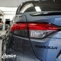 Tail Light Turn Signal Overlay - Smoke Tint | 2020-2022 Toyota Corolla Sedan