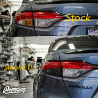 Tail Light Turn Signal Overlay - Smoke Tint | 2020-2022 Toyota Corolla Sedan