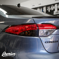 Tail Light Turn Signal Overlay - Smoke Tint | 2020-2022 Toyota Corolla Sedan