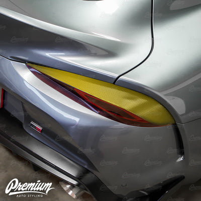 Tail Light Deck Vinyl Overlay - Carbon Fiber | 2020+ Toyota GR Supra