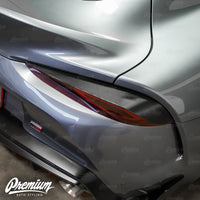 Tail Light Deck Vinyl Overlay - Carbon Fiber | 2020+ Toyota GR Supra