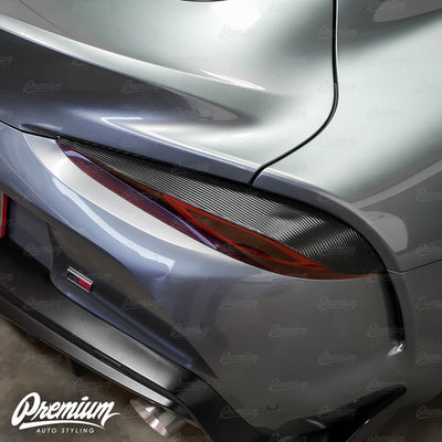 Tail Light Deck Vinyl Overlay - Carbon Fiber | 2020+ Toyota GR Supra