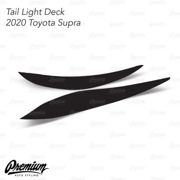 Tail Light Deck Vinyl Overlay - Gloss Black | 2020-2026 A90, A91 Toyota GR Supra