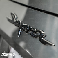 Carbon Fiber Rear Supra Badge Emblem Overlay (Choose Your Color) | 2020+ Toyota GR Supra
