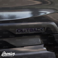 Side Panel Outback Emblem Overlay Set (Choose Your Color) | 2020-2025 Subaru Outback