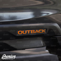 Side Panel Outback Emblem Overlay Set (Choose Your Color) | 2020-2025 Subaru Outback
