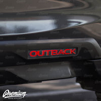 Side Panel Outback Emblem Overlay Set (Choose Your Color) | 2020-2025 Subaru Outback