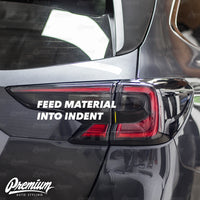 Tail Light Tint Overlay - Smoke Tint | 2020-2025 Subaru Outback