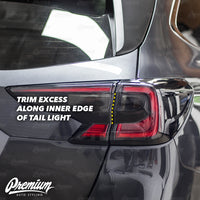 Tail Light Tint Overlay - Smoke Tint | 2020-2025 Subaru Outback