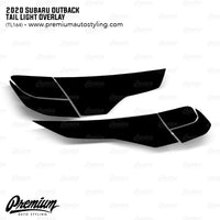 Tail Light Tint Overlay - Smoke Tint | 2020-2025 Subaru Outback