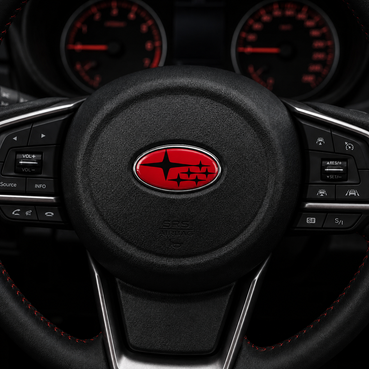 2022-2026 SUBARU BRZ - RED DECAL EMBLEM OVERLAY KIT