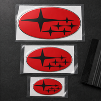 2022-2026 SUBARU BRZ - RED DECAL EMBLEM OVERLAY KIT