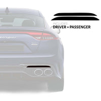 Rear Bumper Reflector Overlay Set - Select Color | 2022-2023 Kia Stinger