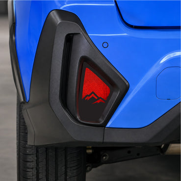 Rear Bumper Reflector w/ Mountain Range Overlays - Subaru Crosstrek (2024+)