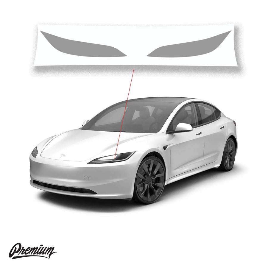 Headlight Clear Protection Film - PPF | 2024+ Tesla Model 3