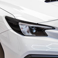 Headlight Amber Delete With Eyelid - Gloss Black (2022-2026 Subaru WRX / WRX Premium)