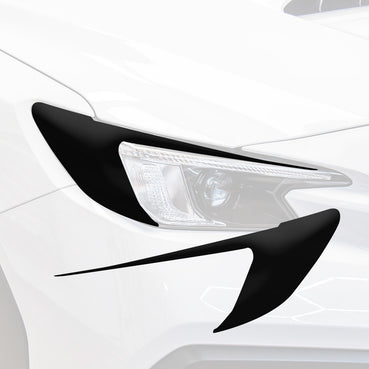 2022–2026 Subaru WRX Headlight Amber Delete with Eyelid – Gloss Black