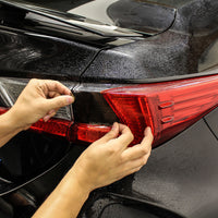 Tail Light Overlay Inserts (Clear Portion Only) - Smoke Tint | 2015-2019 Lexus RC & RC-F