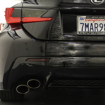 Lexus RC smoked vinyl tint overlay