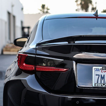 Tail Light Overlay Inserts (Clear Portion Only) - Smoke Tint | 2015-2019 Lexus RC & RC-F