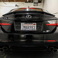 Tail Light Overlay Inserts (Clear Portion Only) - Smoke Tint | 2015-2019 Lexus RC & RC-F