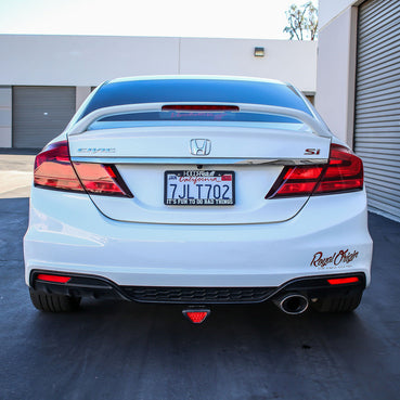 2013-2015 Honda Civic Sedan Tail Light Reverse & Turn Signal Red Tint Overlay