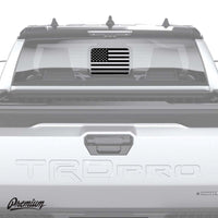 Pre-Cut American Flag Window DECAL | 2024+ Toyota Tacoma