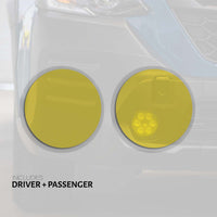 Yellow Tint Fog Light Overlays - 2024+ Subaru Crosstrek Wilderness