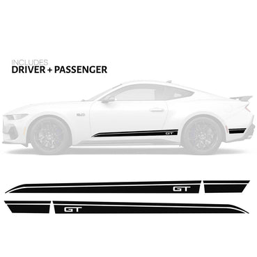 2024+ Ford Mustang GT Coast rocker panel stripe kit