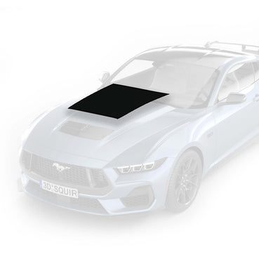 2024+ Ford Mustang GT hood stamp blackout