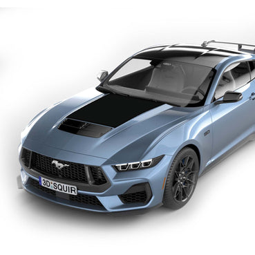 2024+ Ford Mustang GT hood stamp blackout