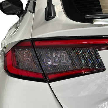 2023-2026 Honda Civic TYPE R | Tail Light Inset Overlays - SMOKE BIO-HEX TINT