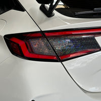 2023-2024 Honda Civic TYPE R | Tail Light Inset Overlays - SMOKE BIO-HEX TINT