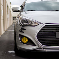 Fog Light Tint Overlay - Rally Yellow/Smoke | 2012-2017 Hyundai Veloster Turbo