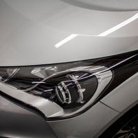 Headlight Amber Delete Smoke Tint/Gloss Black Vinyl Overlay | 2011-2017 Hyundai Veloster