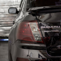 Full Smoke Tail Light Smoke Tint Overlay | Subaru WRX/STI Sedan 2008-2014