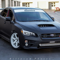 Premium Signature Window Banner ( White Base | Black Logo )