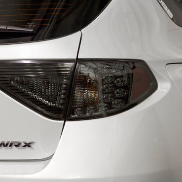 2008-2014 Subaru WRX STI full smoke tail light overlays
