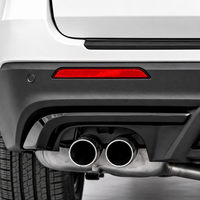 2025–2027 Ford Explorer Rear Bumper Reflector Pre-Cut Smoked Tint Vinyl Overlays