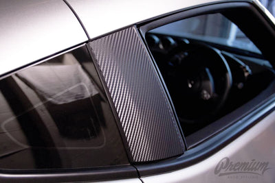 B-Pillar Vinyl Overlays - Carbon Fiber | 2009-2018 Nissan 370z