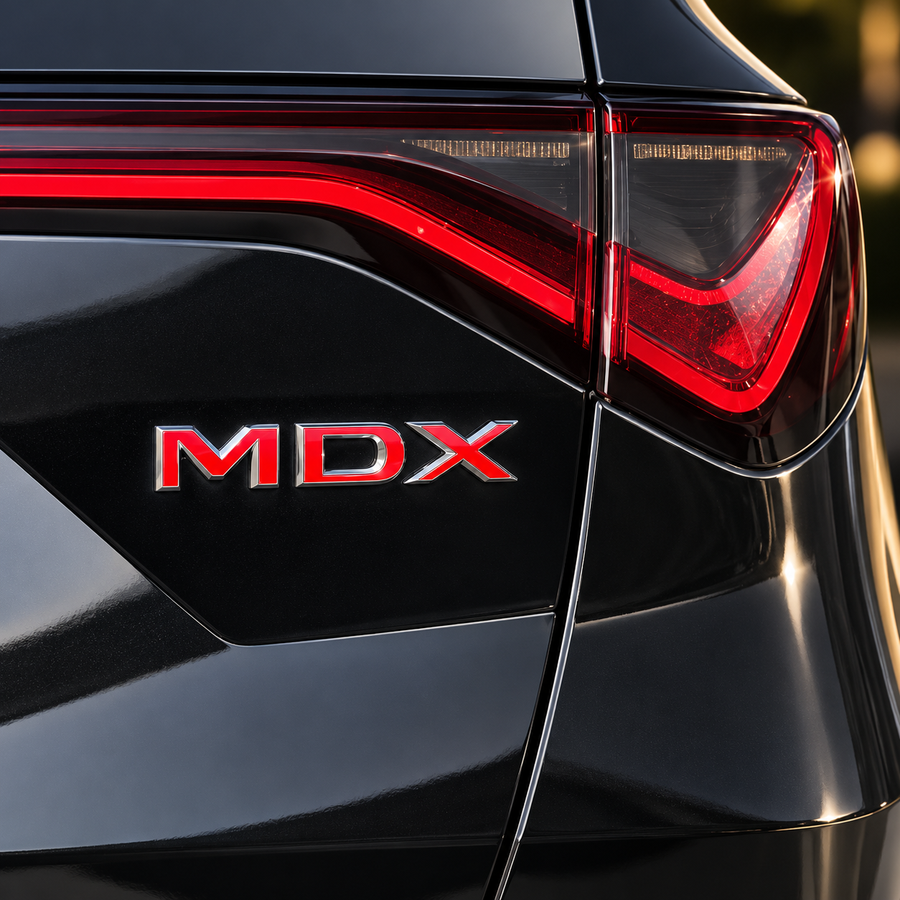 2022–2026 ACURA MDX Rear Lettering Accent Overlay