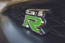 2009-2025 Nissan GTR Front and Rear GTR Badge Emblem Inlay Set