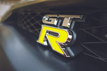2009-2025 Nissan GTR Front and Rear GTR Badge Emblem Inlay Set