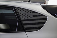 American Flag Quarter Window DECAL (2008 - 2014 IMPREZA WRX / STI HATCHBACK)