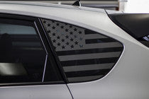 American Flag Quarter Window DECAL (2008 - 2014 IMPREZA WRX / STI HATCHBACK)
